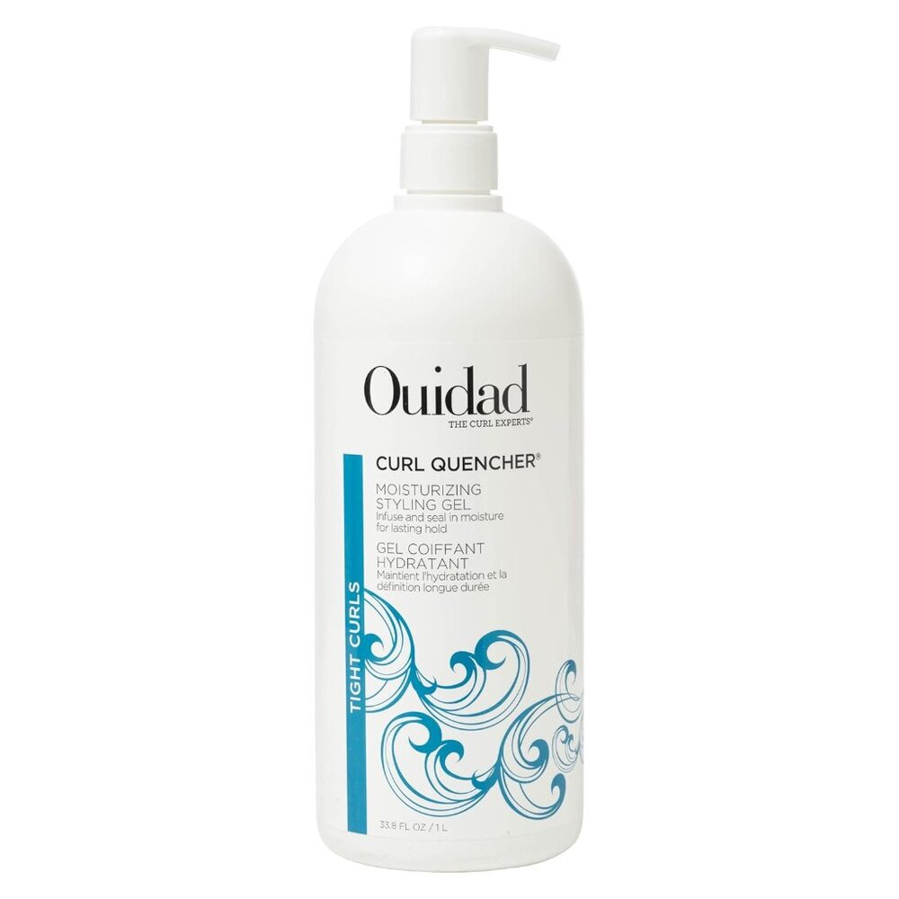 Ouidad Curl Quencher Moisturizing Styling Gel for Tight Curls 33.8oz Hair Care
